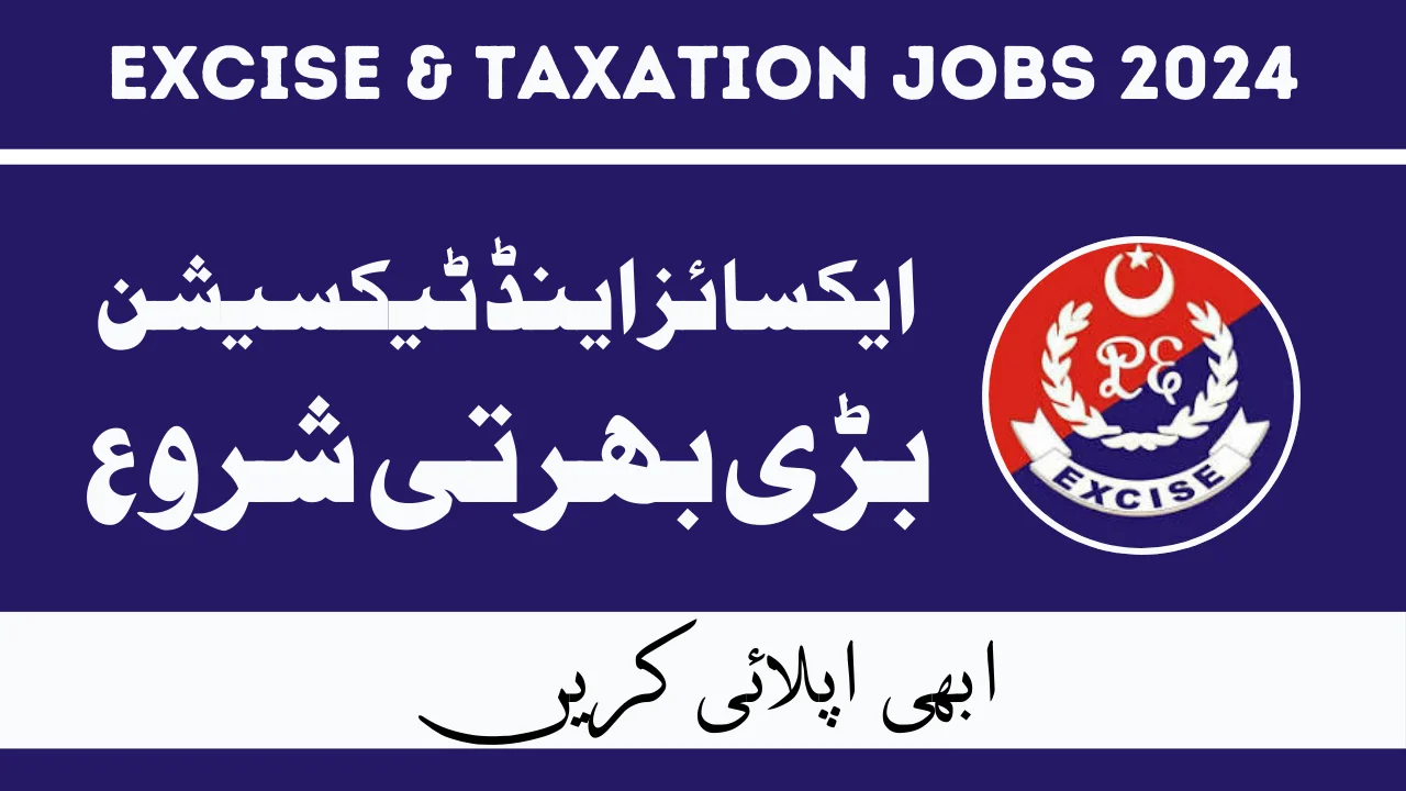 Excise Taxation Govt Jobs 2024